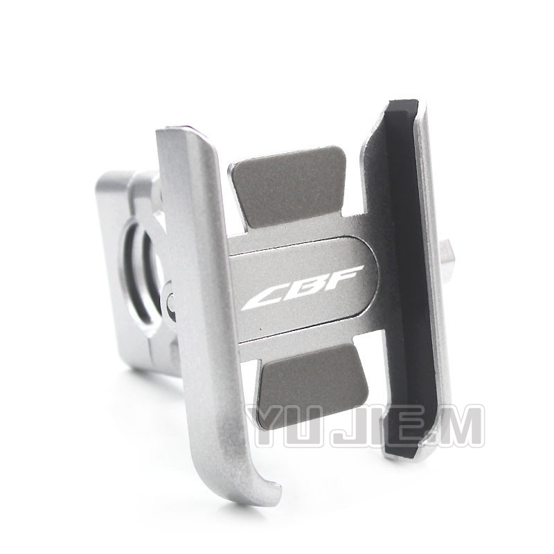 Soporte de teléfono móvil con mango CNC para motocicleta, accesorio para GPS, CBF 500, 600, 600S, 1000, CBF600, CBF1000, CBF500, CB600S, CBF125: Verde militar