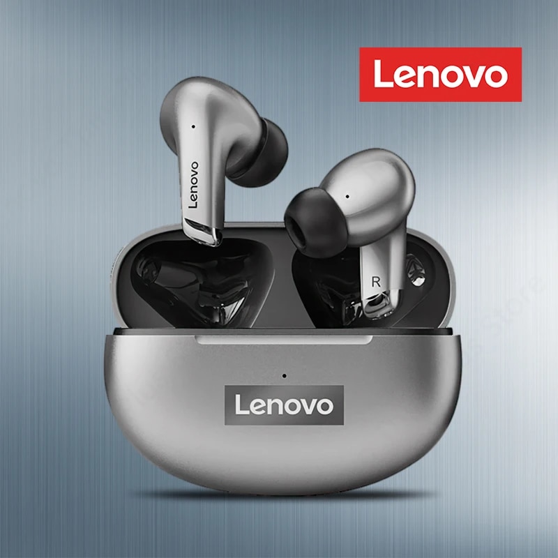 Originele Lenovo LP5 draadloze Bluetooth-oordopjes HiFi-muziek-oortelefoon Koptelefoon Sport Waterdichte headset met microfoon Oordopjes Nieuw