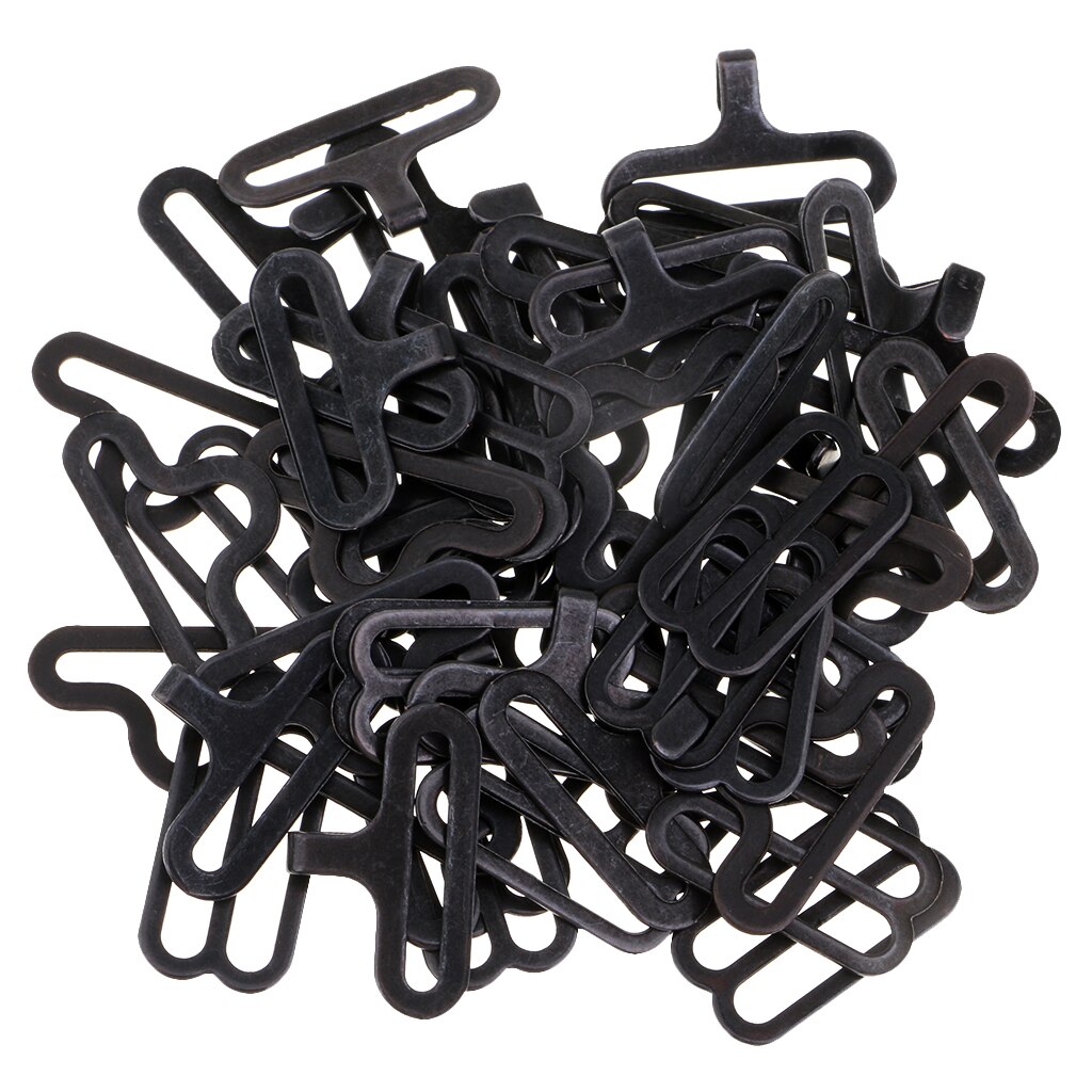20 sett sløyfe hardware klips metall krok sy fester for slips stropp bagasje utendørs hjemme tekstiler klær
