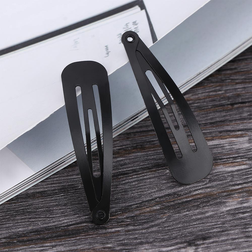 10 stuks bb haarspeldjes haarspeldjes zwarte kleur nieuwigheid meisjes basic haarspeldjes bb haarspeldjes metalen clips waterclips