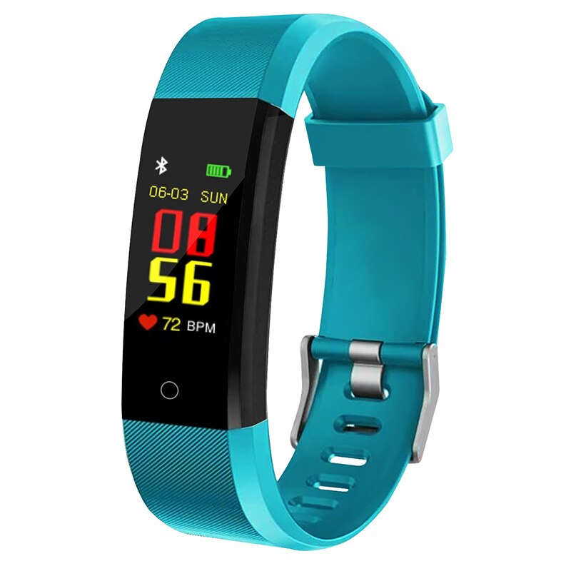 Oloey Health Bracelet Heart Rate/Blood Pressure/Pedometer Smart Band Fitness Tracker Wristband Mi Band 3 fit bit Smart Watch Men: Green