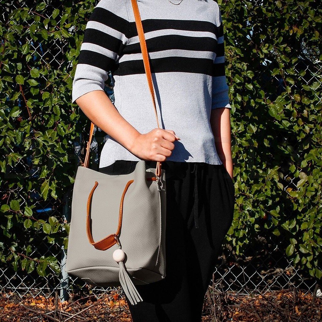 30# Women's Shoulder Bag Women Fringe Wallet Shoulder Tote Handbags Messenger Bag Messenger Bag Torebka Bolsas Сумки