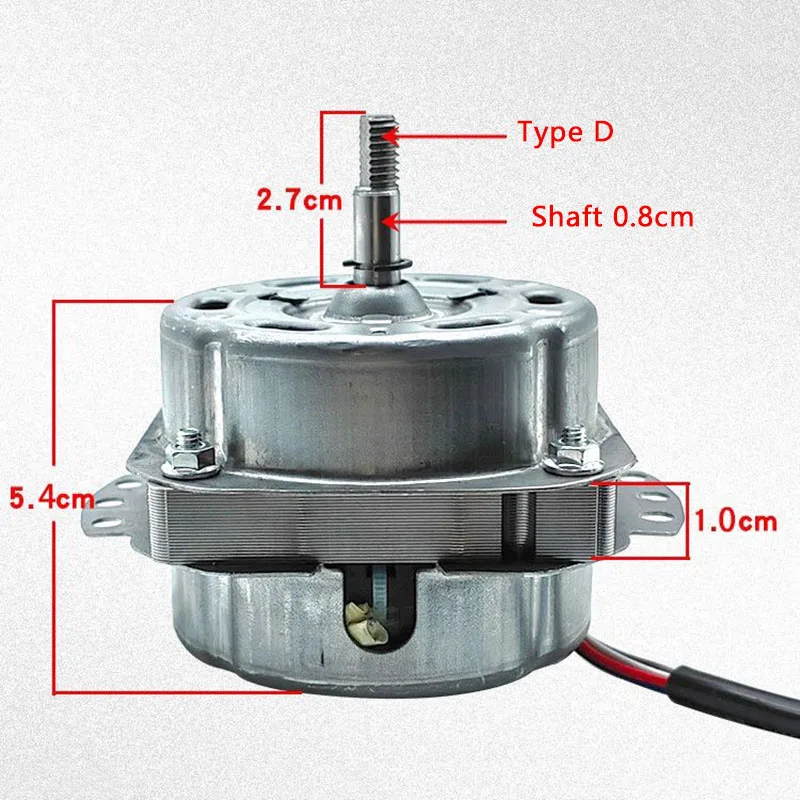 1pcs 6-Wire Tower Fan Motor Accessories Electric Fan High-Power 220V Motor Household Floor-Standing Silent Head