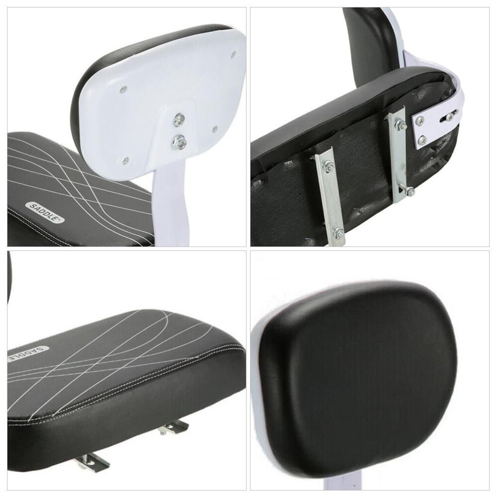 1Pc Soft Bicycle Backrest Seat Rear Seat Bike Cushion Bike Accessory Backrest Seat Bike Rear Seat for Outdoor Bicycle Bike