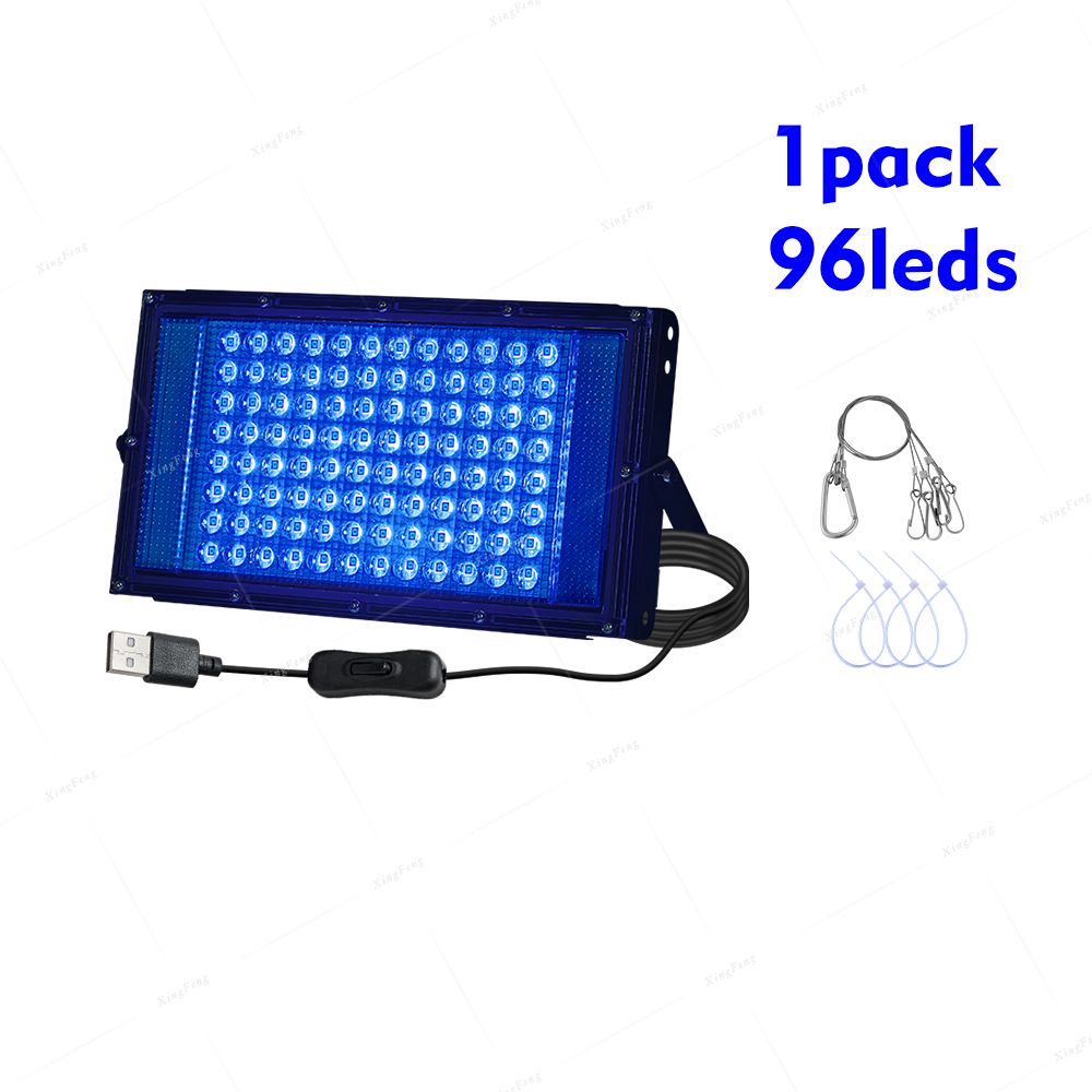 Tanning Lamp 96/144 LED UV Ultraviolet Face Body Tanning Full Blue Light Black Light Home Sunbathing Skin Tanning: 12w