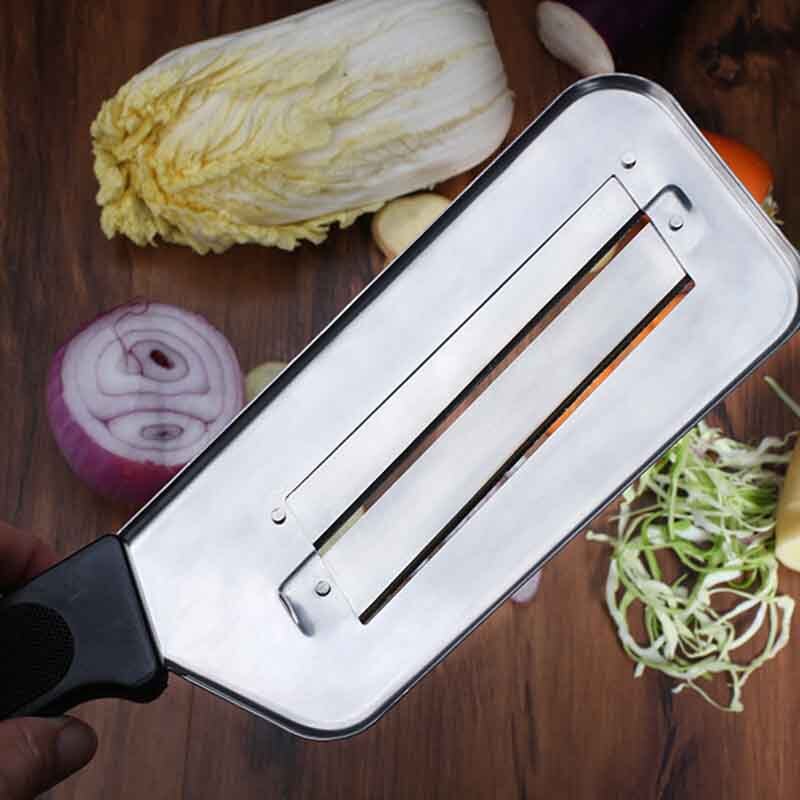 Köksdetaljer om kniv för kålförstörare rostfritt stål нож для шинковки капусты нержавей