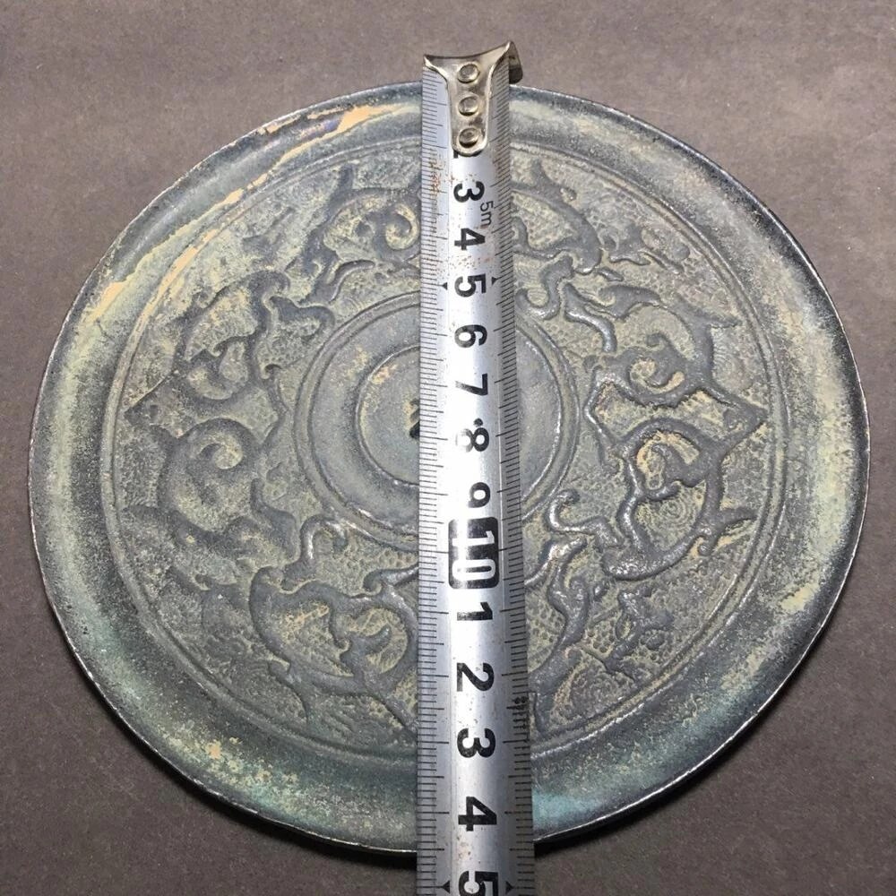 Exquisite antique bronze mirror circle pattern ornament