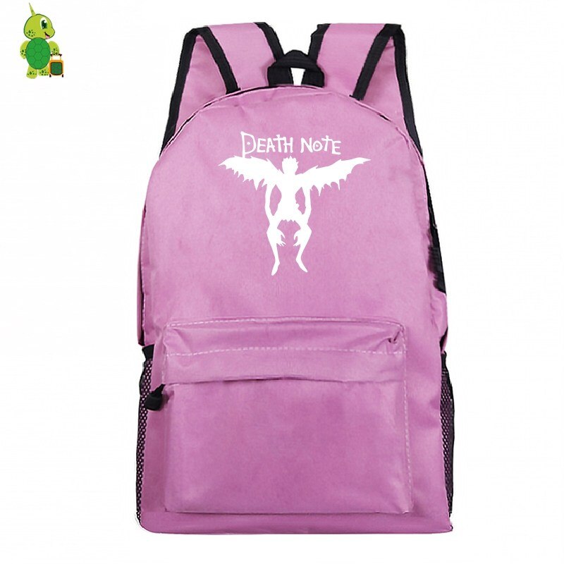 Death Note-mochila informal para ordenador portátil, morral escolar para adolescentes, niñas y niños, bolsos de hombro de viaje a la , bolsas de libros para niños: 801-Note3b-12