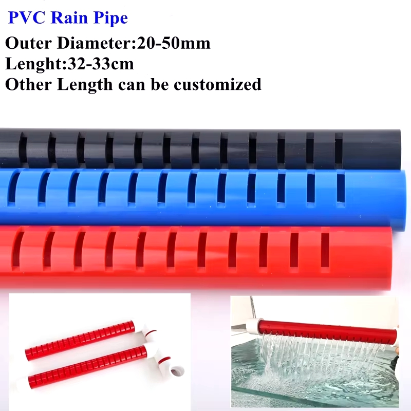 1Pc 20 ~ 50mm PVC Aquarium Aquarium Belüftung Rohr Ablauf Sintflut Regen Rohr Garten Tropf Wasser Downcomer prozess-rohr Filter Zubehör