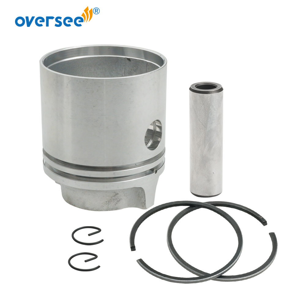 6G1-11631 6G1-11610 Zuiger Met Ring Std Kit Voor Yamaha Buitenboordmotor 2T 6HP 8HP 6G1-11631-00-98 6G1-11610-00 50Mm Marine onderdelen