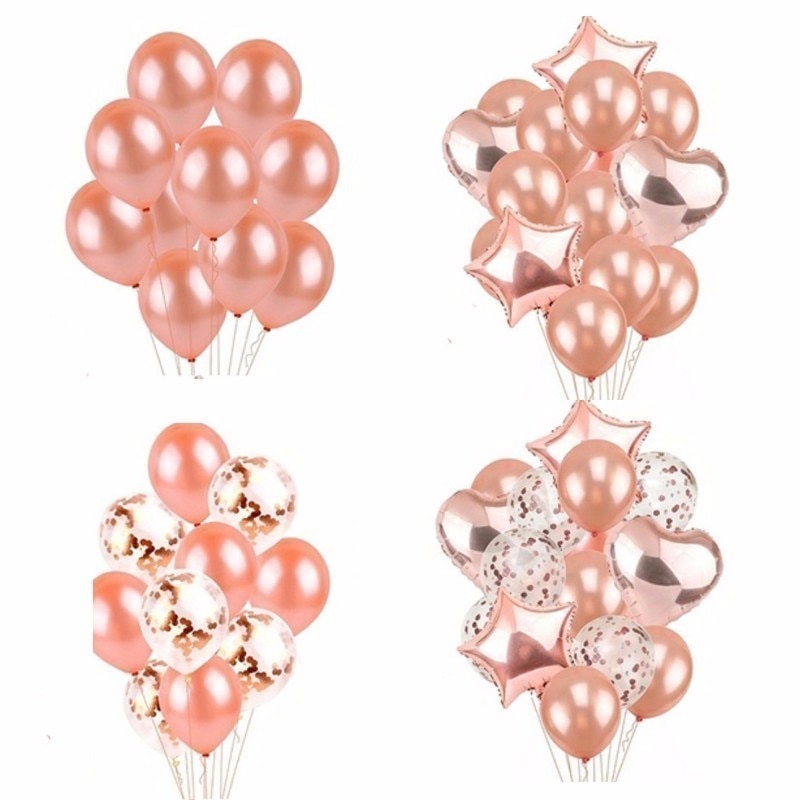 200 Stück Rose Gold Hochzeitskonfetti Set – Mit Grünem Eukalyptus, Rosa & Weißen Punkten Für Tischdekoration
