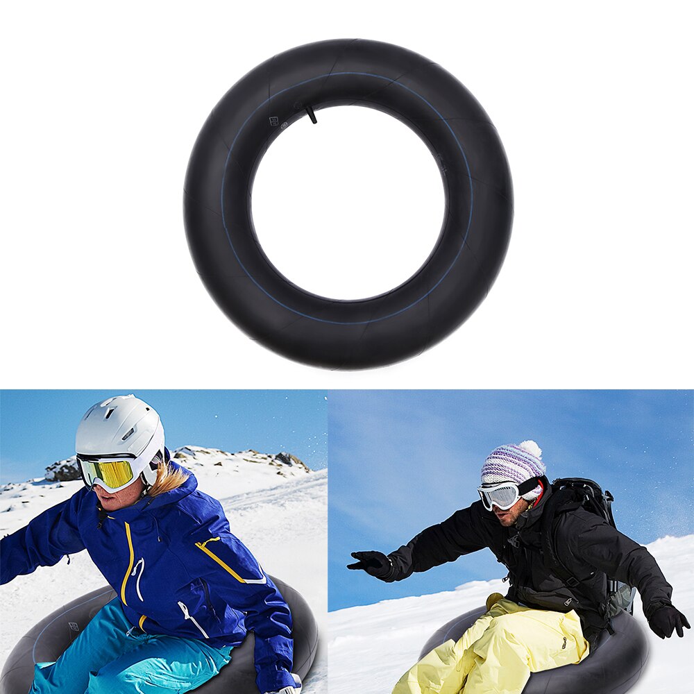 Floated Skiing Board PVC Winter Inflatable Ski Circle With Handle Durable Children Adult Outdoor Snow Tube Skiing Accessories