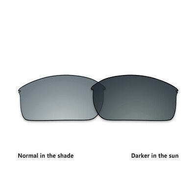 ToughAsNails Polarized Replacement Lenses for Oakley Wiretap Sunglasses - Multiple Options: Photochromic Grey