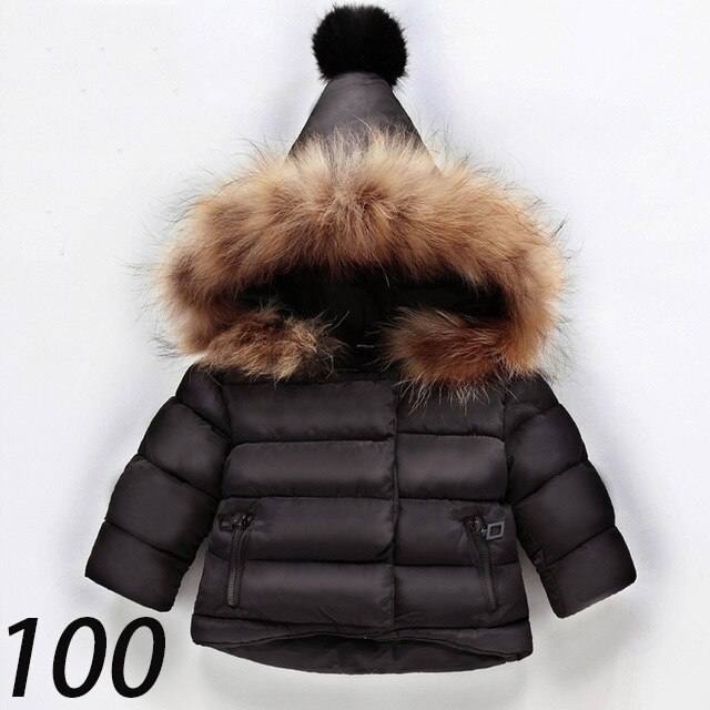 Medoboo Winter Baby Girls Clothes for Boys Thick Warm Faux Fur Baby Hooded Jacket Coat Tops Outerwear Snowsuit Suit Overalls