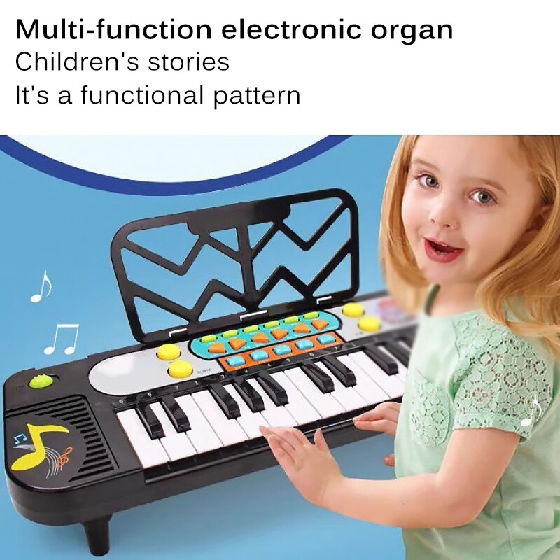 Kinderen Spelen Educatief Elektronische Piano Baby Speelgoed Kinderen Toetsenbord Jongens Meisjes Vingers Muziek 25 Toetsen Leuke