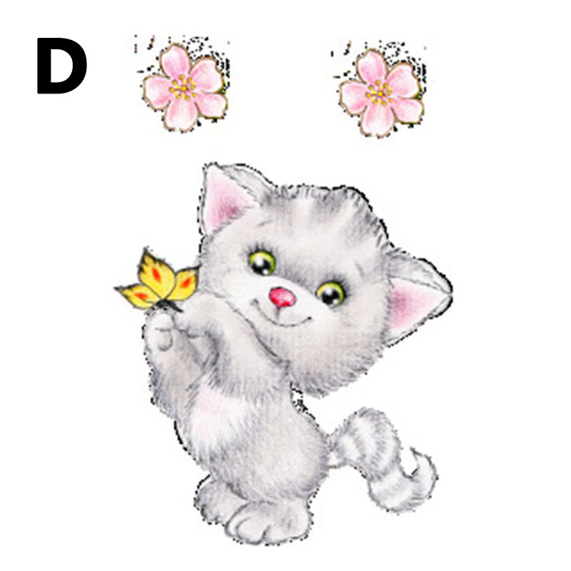 Cute Cat Stickers Deco Toilette Stickers With Cats Toilet Poster Toilet Bowl Lid WC Accessories Toilet Seat Bathroom Decoration: 04