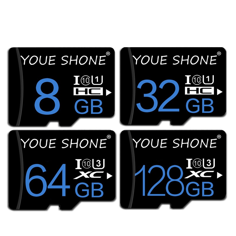 Capacité réelle carte mémoire Micro SD 128GB 64GB 32GB 16GB 8GB microSDXC/SDHC classe 10 mini cartes TF rouge Trans Flash Micro carte sd