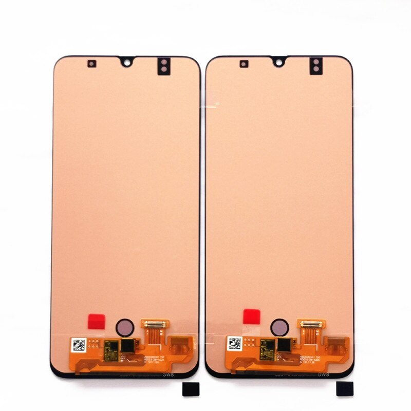 OLED Con Cornice Display A CRISTALLI LIQUIDI Per Samsung Galaxy A20 A30 A30S LCD Screen Display Touch Digitizer Per Samsung A50 A50S schermo LCD