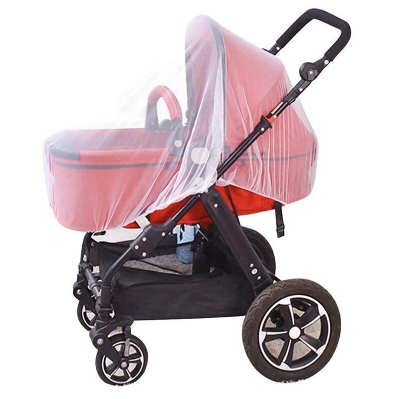 Cortina antimosquitos para cochecito de bebé, mosquitera para cochecito de bebé, cubierta para carro, cuidado de insectos, 150cm