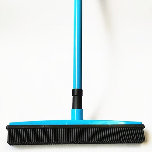 Multifunctional telescopic broom magic rubber besom cleaner pet hair removal brush home floor dust mop & carpet sweeper: 3