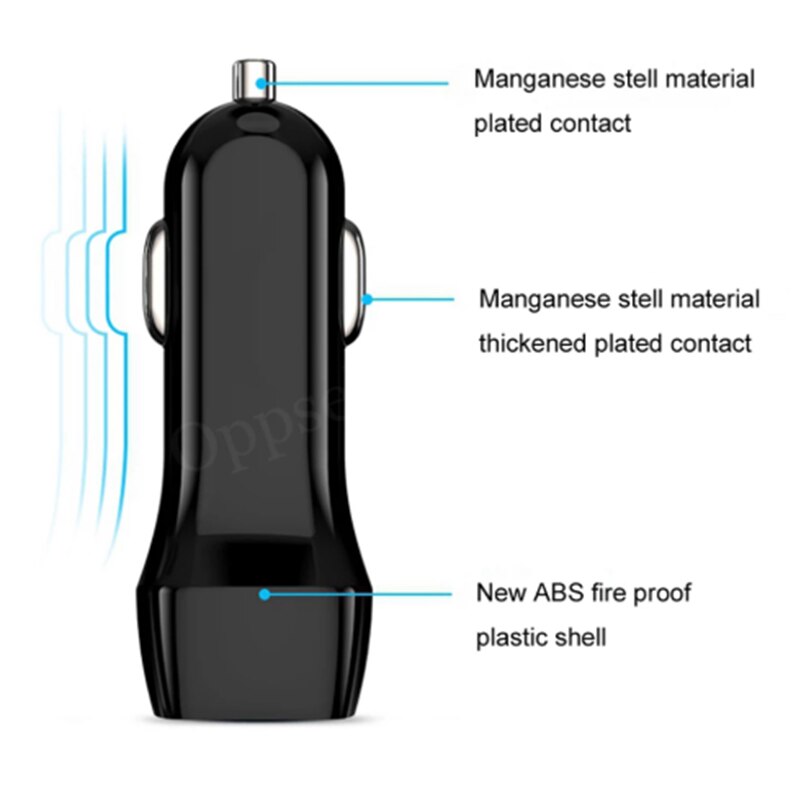 Car Charger With USB Cable For Samsung S20 S21 Plus Xiaomi Micro USB Type C for Huawei P40 Samsung Fast Car Phone Charger Kabel