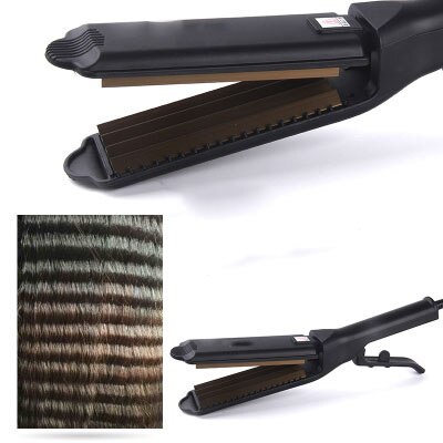 Electric Flush Water Ripple Does Not Hurt Mini Hair Grain Corn Stigma Fluffy Pad Root Corn Iron Straight Hair Splint D032: Four-tooth corn