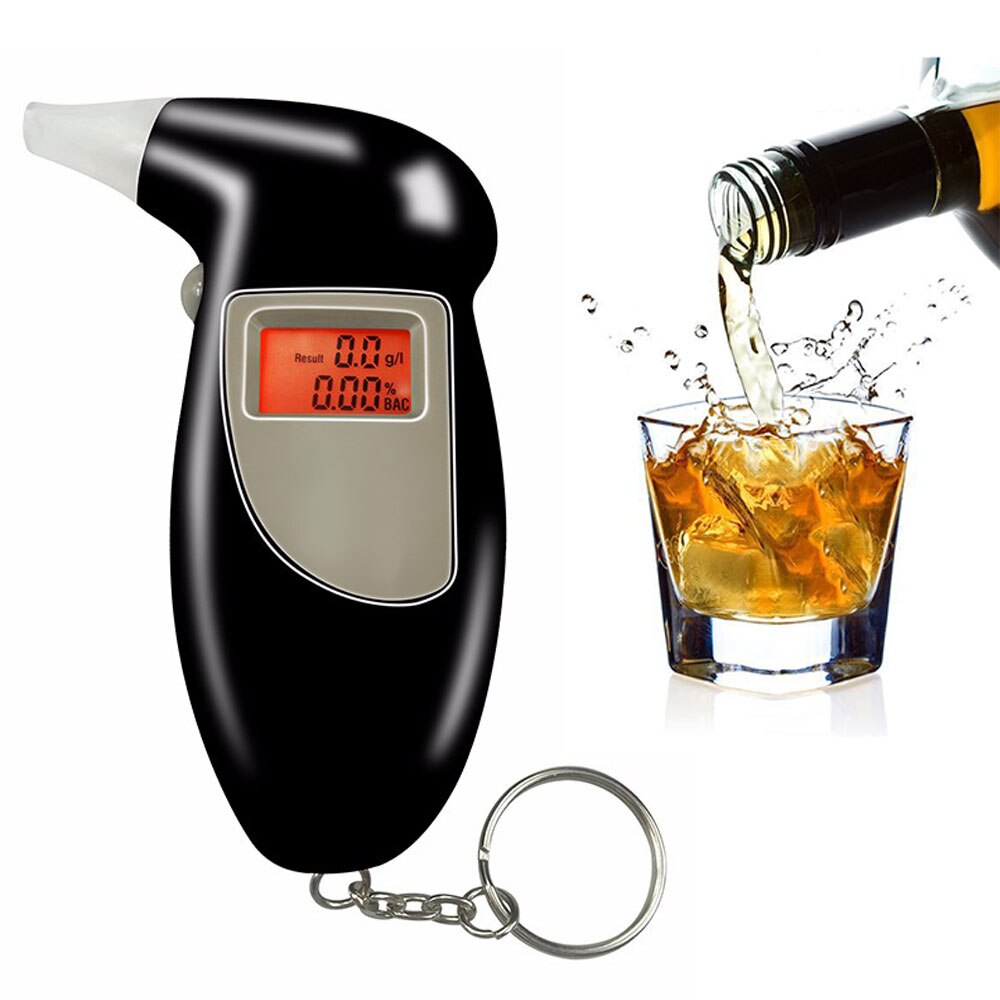 Best Selling Sleutelhanger Alcohol Tester Digitale Lcd Alcohol tester Blaastest Fabriek Drive Veiligheid Relatiegeschenk
