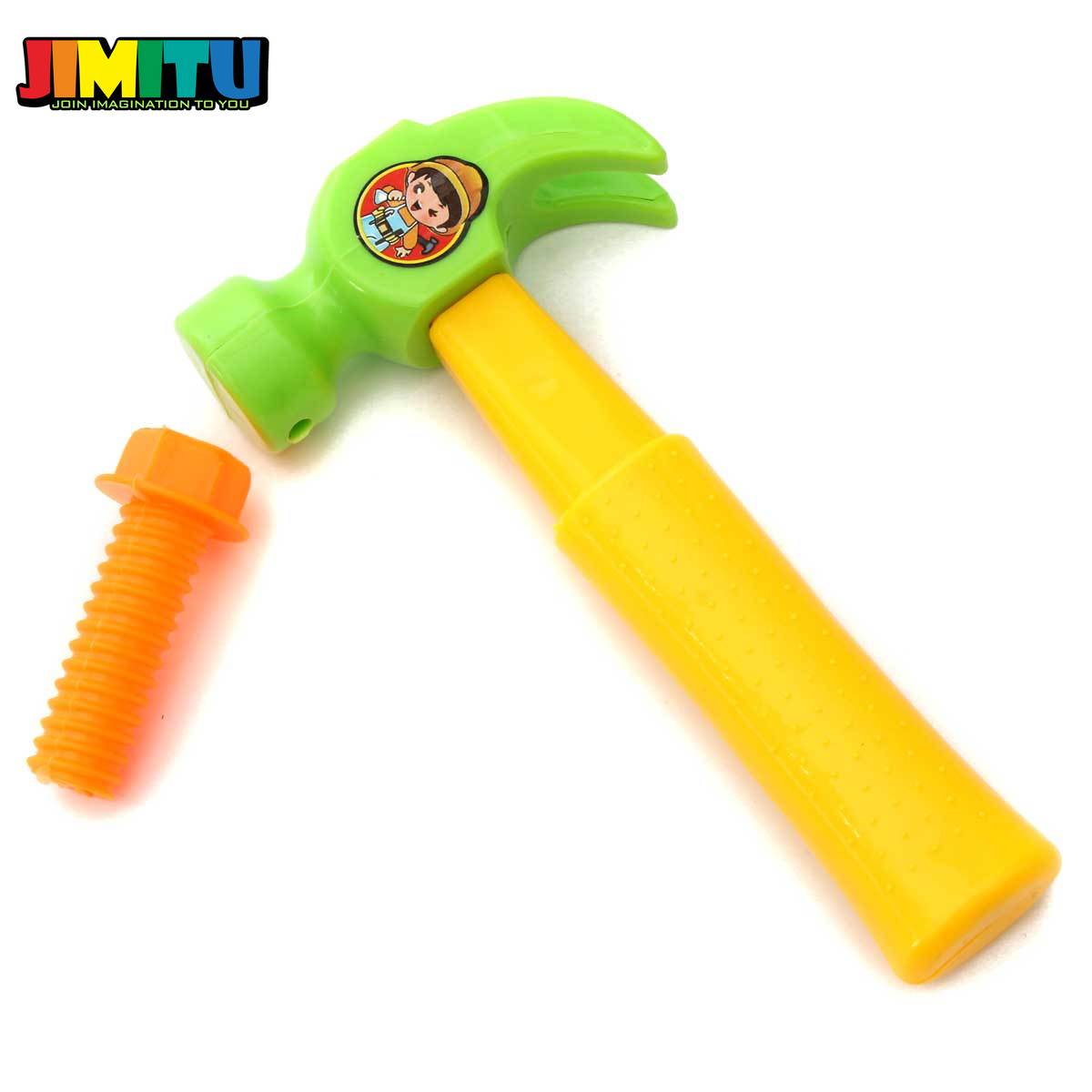 1 Set Kunststoff Simulation Reparatur Werkzeuge Spielzeug Set Pretend Spielen Spiel Spielzeug Schlüssel Hammer Schraube Tools Kit für Kinder Spielzeug