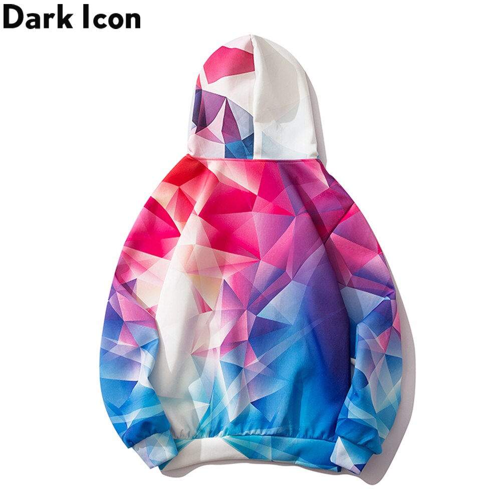 Dark Icon 3Digital Printed Hip Hop Hoodie Men Pullover Streetwear Men's Hoodies Hooded Man