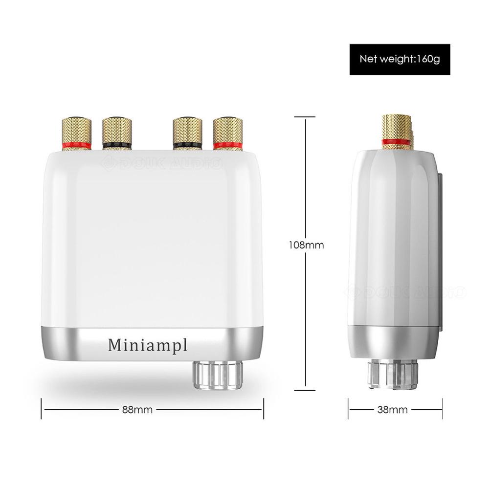 Nobsound HiFi Mini Bluetooth 5.0 HiFi Amplificatore di Potenza Digitale di Classe D Amp USB Scheda Audio AUX 50W * 2 per il Mobile Pad MP3