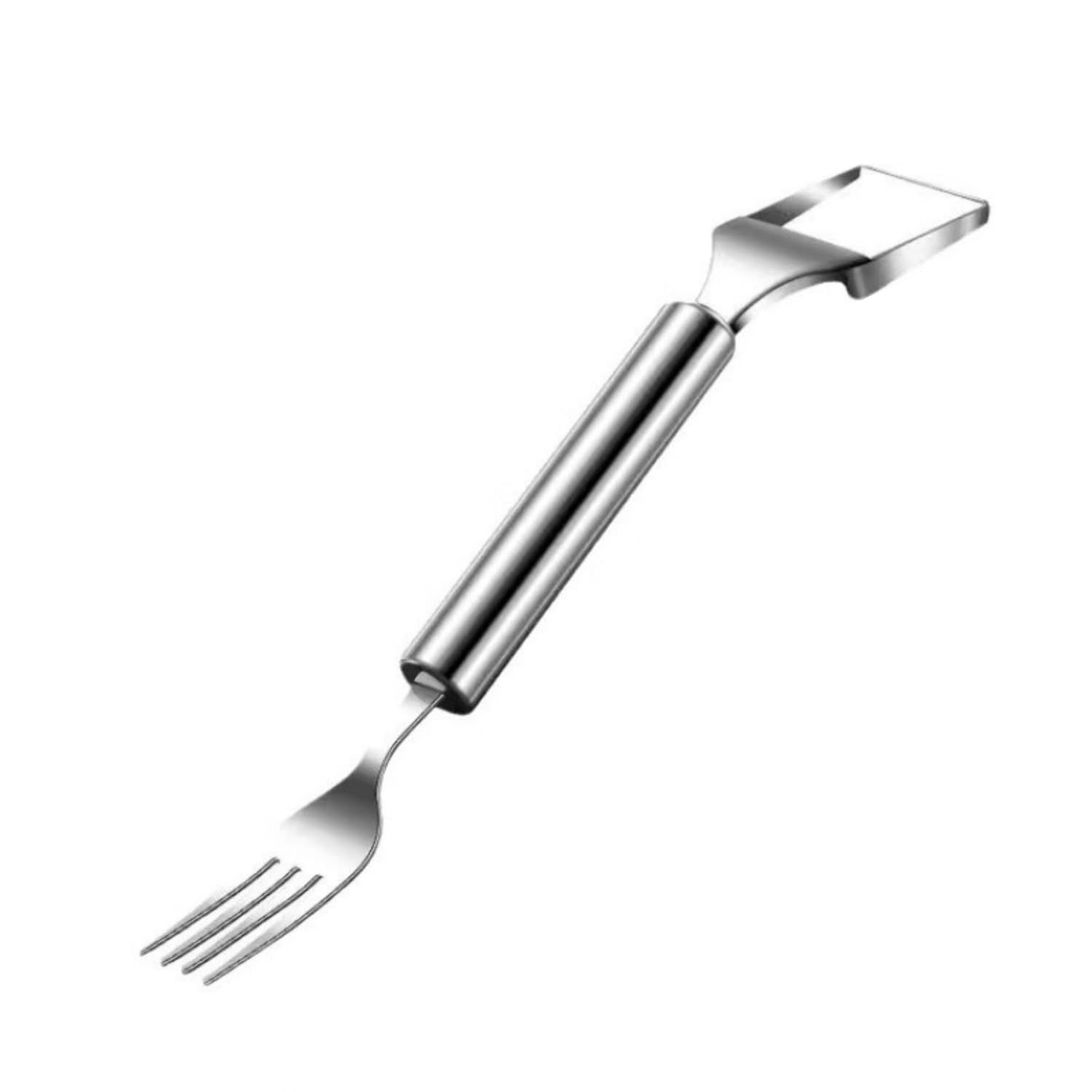 2025 Watermeloen Slicer Tool Rvs Fruit Cutter Dual Head Watermeloen Vork Meloen Cutter Keuken Gadgets: Light Grey