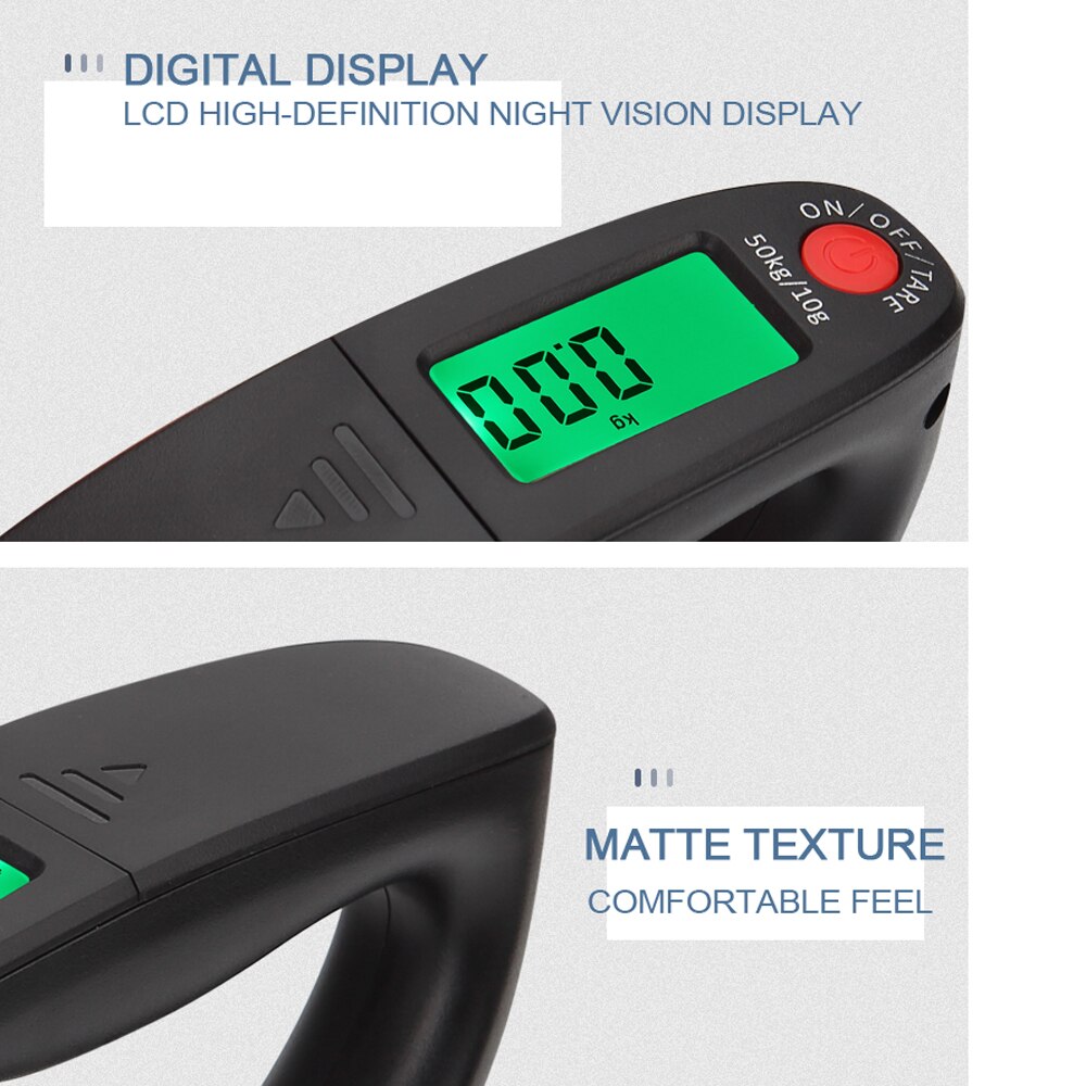 4 Type Electronic Portable Scale Digital Hand Held 50Kg 10g Mini High Accuracy LCD Digital Display Luggage Scale with Backlight