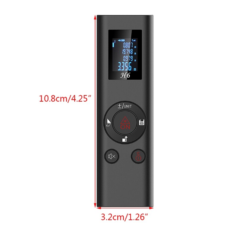 40m draagbare mini digitale afstandsmeter handheld afstandsmeter range finder pro  j2ha
