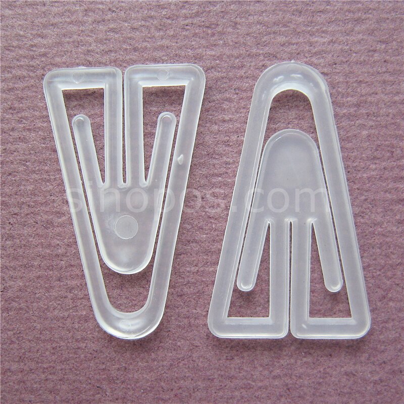 Przeźroczyste tworzywo sztuczne trójkąt klip, karty w kształcie litery A spinacz robić papieru, koszula skarpetki bielizna klipsy robić sukienki, klamerki robić pakowania klips