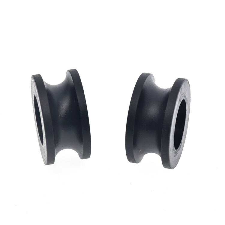 Roue en nylon avec rainure en U R5, 4 pièces, pour marcher sur piste de 10mm, poulie revêtue de plastique, roulement 698, 8*32*16