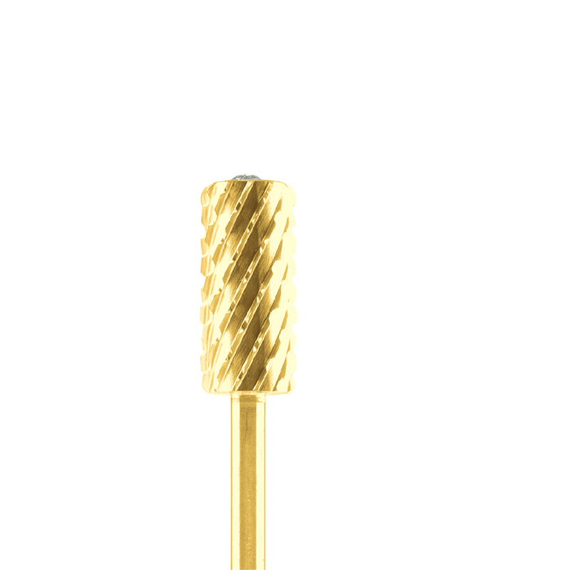 2 st kristall stor cylinderborr [hörnradie]  - 4 xgrov  (4xc-1140411)  - guld - wilson hårdmetall spikborr: 2 st 3 xgrovt guld