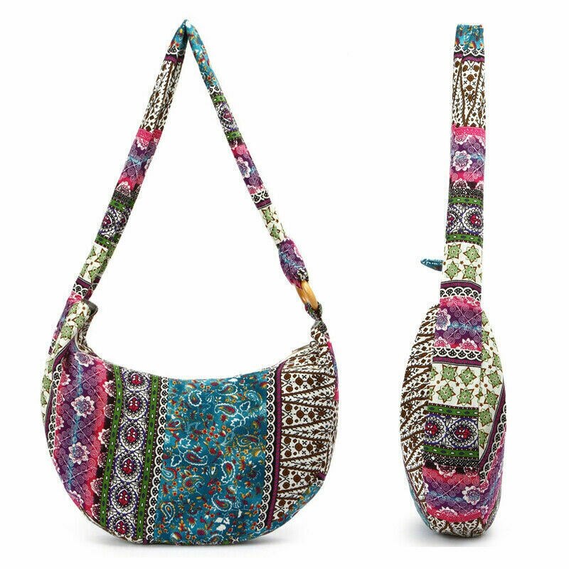 Bolso cruzado de estilo nacional para mujer, bandolera de hombro, a la