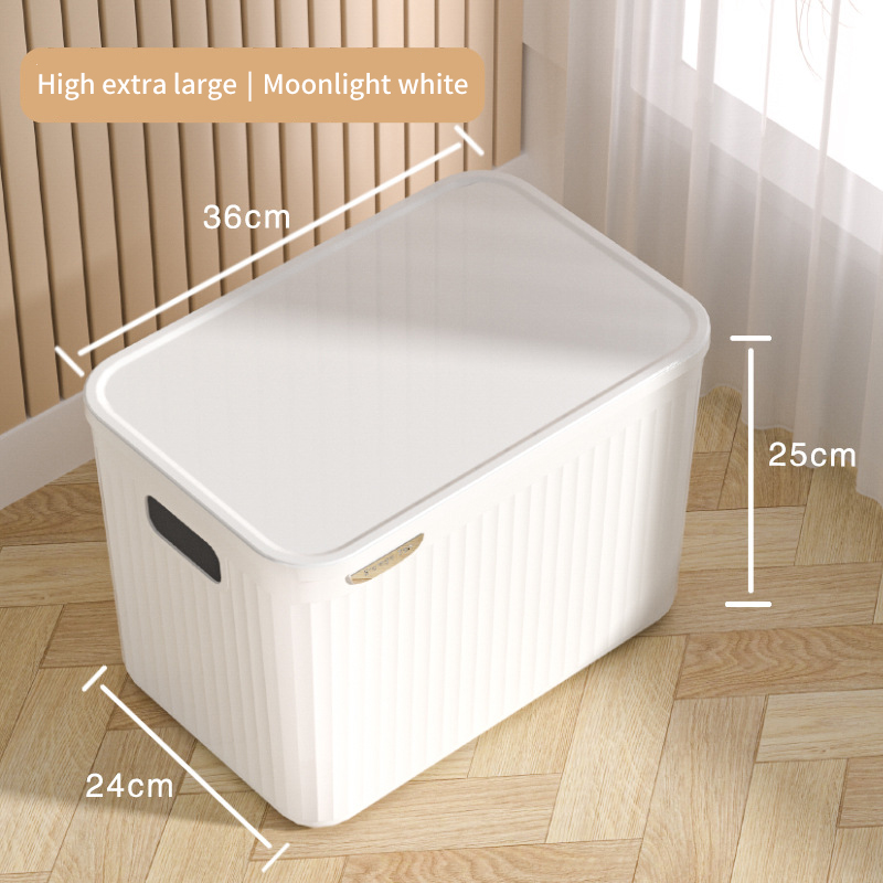 Home Wardrobe Clothes Organizer Plastic Toy Storage Boxes for Bedroom Cabinets Drawers Cosmetic Makeup Doll Accessory Container: MULTI