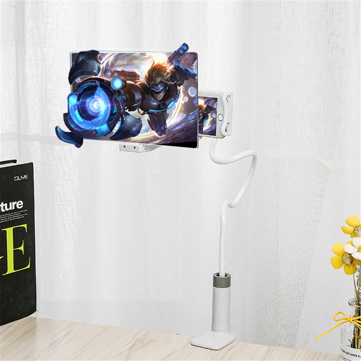 360 Graden Telefoon Screen Magnifier Beugel Vergroten Stand Ogen Bescherming Vouwen Magnifie Screen Display Versterker Expander