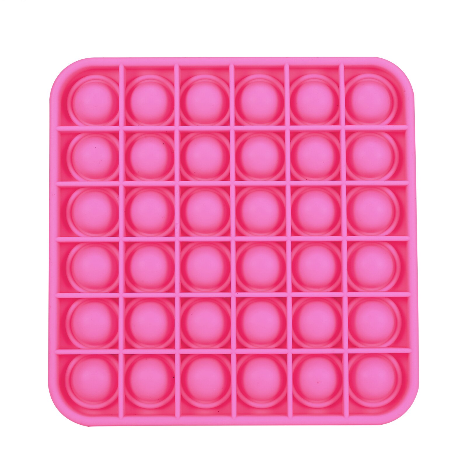 1x Push Pop Pop Blase Sensorischen Zappeln Spielzeug Stress Relief Spezielle Bedürfnisse Stille Klassenzimmer: rosa Grau