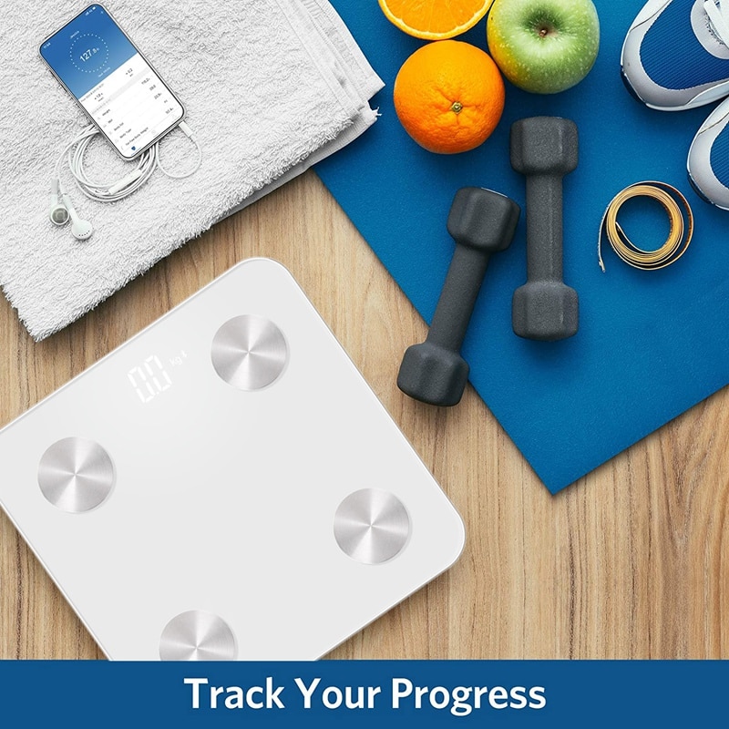 Bodyfat Smart Digitale Weegschaal 20 Body Analyzer Met Smartphone App Bluetooth