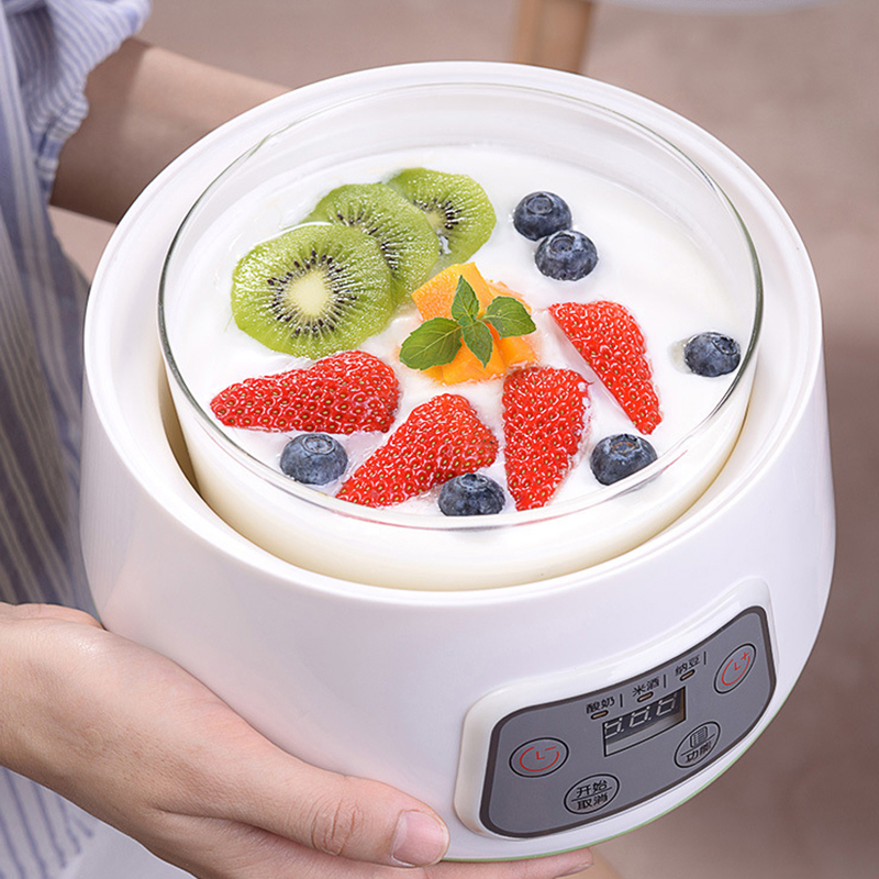 1,3 l automatische Joghurtmaschine, konstante Temperatur, GäSprosse, Reisweinmaschine, Natto-Maschine, Glasliner, 3-in-1-Joghurtbereiter