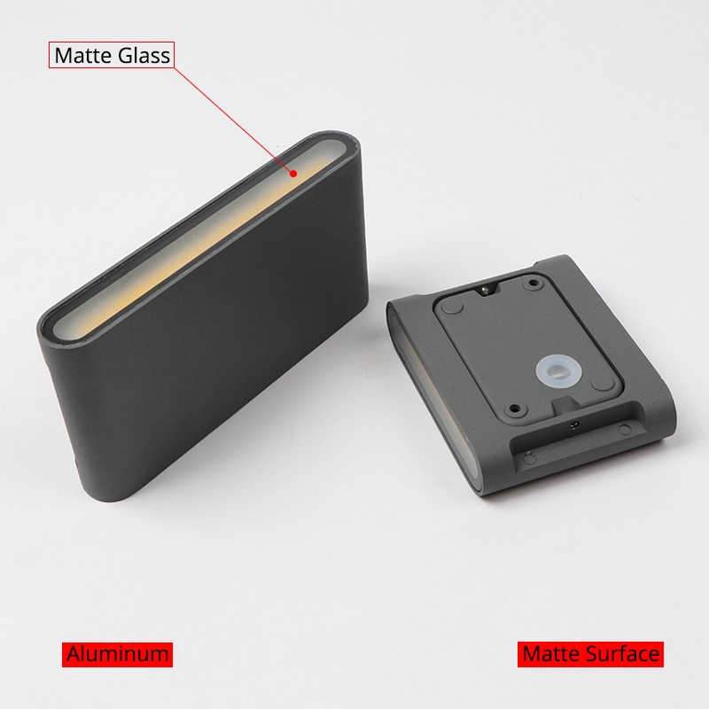 Outdoor Waterdichte Wandlamp IP65 6W/12W Led Wandlamp Indoor Decoratie Verlichting Slaapkamer Gang Veranda Tuin lamp Aluminium