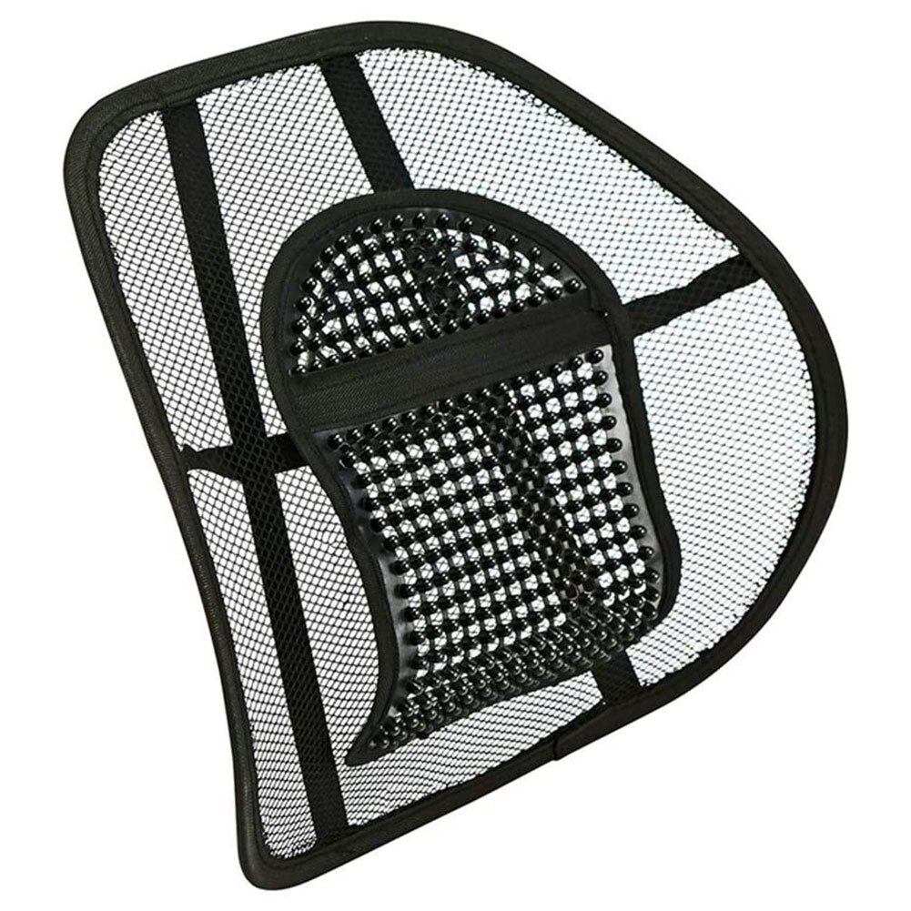 Auto Taille Kussen Zomer Ijs Zijde Taille Kussen Gat Mesh Lumbale Kussens Massage Seat Cover Pad Voor Autostoelen En kantoor Stoelen