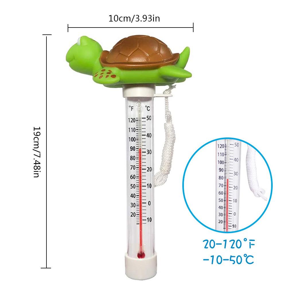 Drijvende Zwembad Thermometer Leuke-Vormige Thermometer Voor Outdoor En Indoor Zwembaden Thermografiek Vijver Test Kits Voor Thuis: Rood