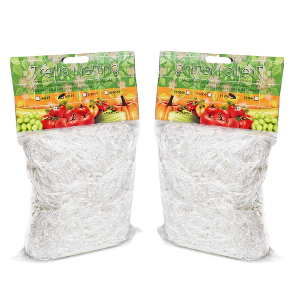 1 stk 1.67 x 5m plante klatrenett netting polyesternett blomst agurkplanter landingsnett ramme støttenett vintreet espalier