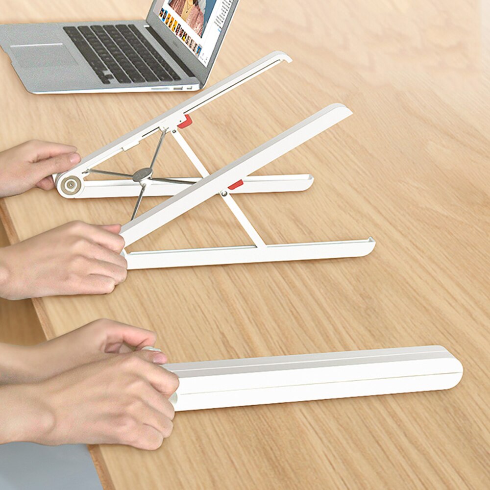 Draagbare Base Notebook Stand Opvouwbare Laptop Stand Verstelbare Houder Voor Macbook Pro Tablet Ondersteuning Computer Cooling Stand Riser