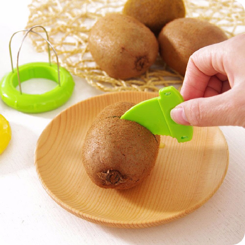 Mini Groen Fruit Kiwi Cutter Peeler Slicer Keuken Gadgets Gereedschap Kiwi Peeling Gereedschap Voor Pitaya Keuken Dunschiller Gereedschap