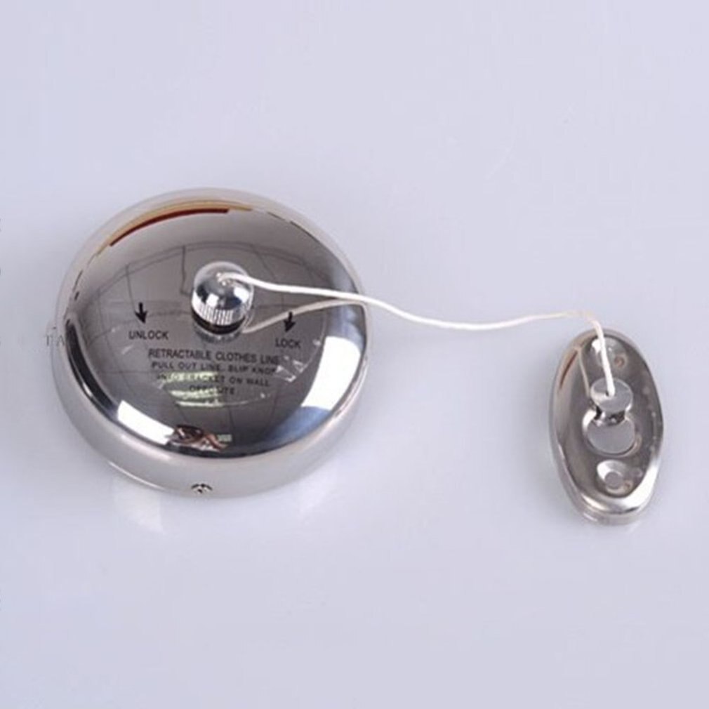 Stainless Steel Retractable Washing Line Indoor Outdoor Laundry Hanger Tumble Dryer Organizer Drying Rack Rope