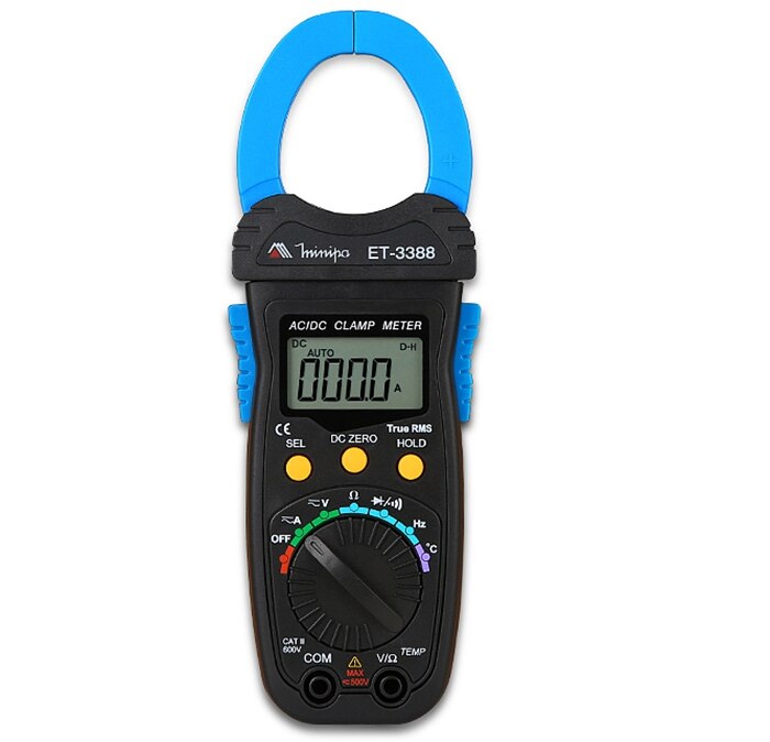 MINIPA ET-3187/ET-3388 digital clamp multimeter, multimeter, ACA/DCA 1000A clamp meter.